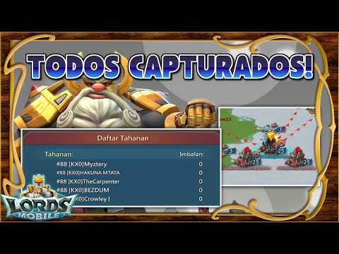 Tomo las riendas de la trampa de grifo en KvK! Todo ataque es capturado! - Lords Mobile ES