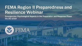 Emergencies: Psychological Aspects in the Preparation and Response Phase