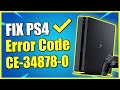 How to FIX CE-34878-0 PS4 Error Code & Fix Application and Software Crashes (Best Method!) How to FIX CE-34878-0 PS4 Error Code & Fix Application and Software Crashes (Best Method!)