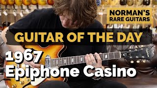 Video thumbnail for Guitar of the Day: 1967 Epiphone Casino | Norman's Rare Guitars by Normans Rare Guitars