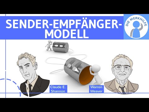 Sender-Empfänger-Modell / Shannon-Weaver-Modell einfach erklärt - Kommunikation / Theorie - Deutsch