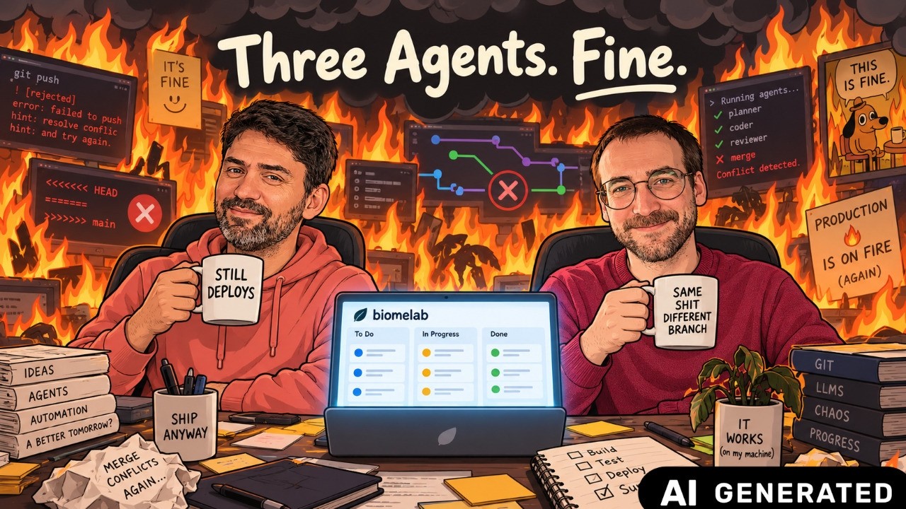Three Coding Agents, One Java Project. Take a look at biomelab.