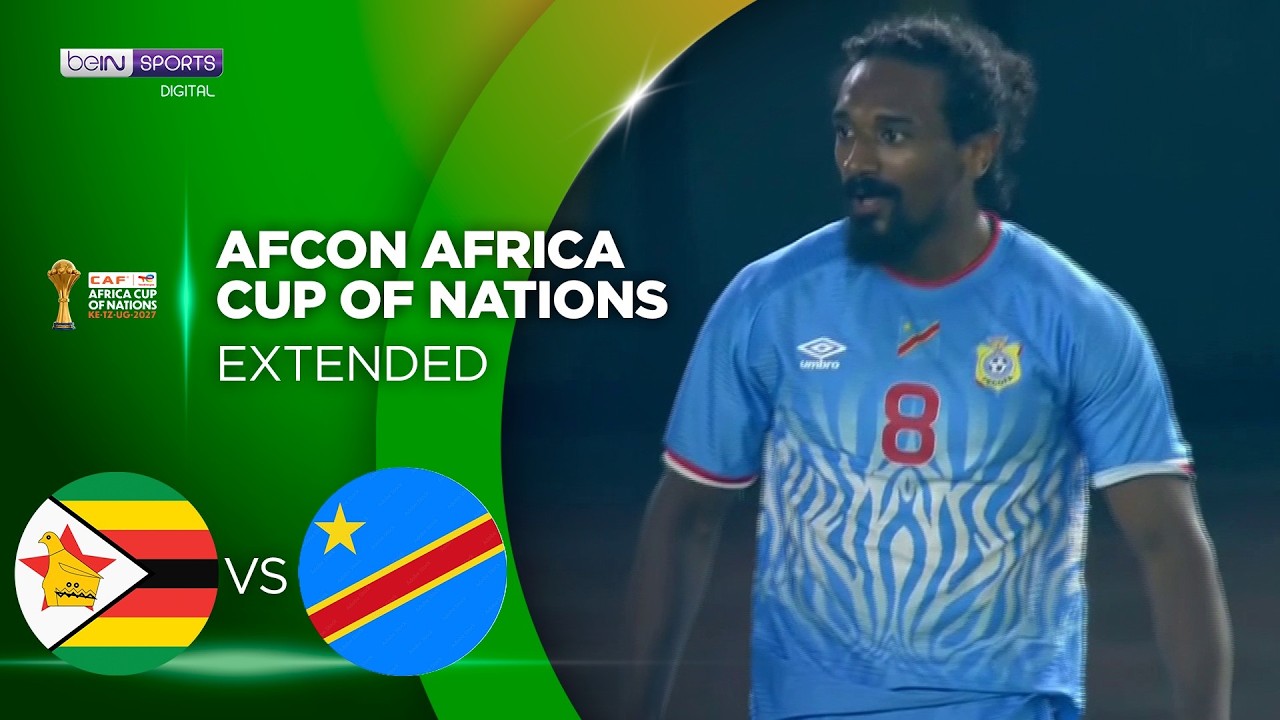 Zimbabwe vs DR Congo | EXTENDED HIGHLIGHTS 2027 AFCON Qualifiers | 09/28/2026 | beIN SPORTS USA