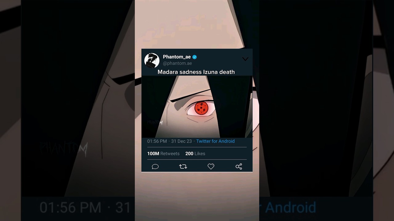 Madara sadness Izuna death 😢 #shorts #viral #madara #anime