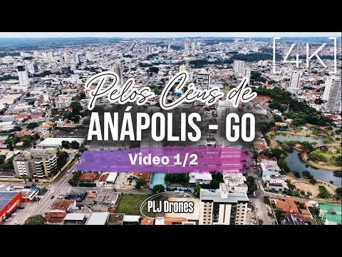 368 - 4K - Drone - Pelos Céus de Anápolis - 1/2 #drone #anapolis #anápolis #cidade #cidades #goias