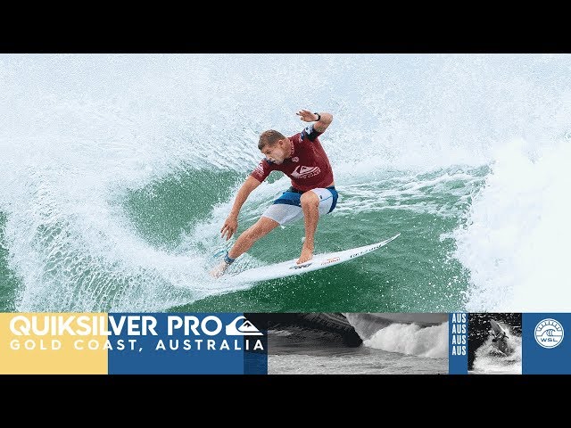 Fanning vs. Slater vs. Mendes - Round One, Heat 12 - Quiksilver Pro Gold Coast 2018