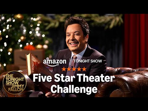Amazon Five Star Theater Challenge (in Partnership with Amazon) | The Tonight Show