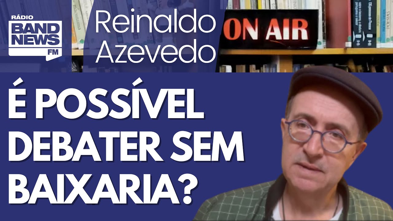 Reinaldo: Debate na TV Cultura, cadeirada em Marçal e cadeiradas no bom senso