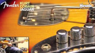Video thumbnail for Fender Kurt Cobain Jaguar Guitar Demo @ PMT by PMTVUK