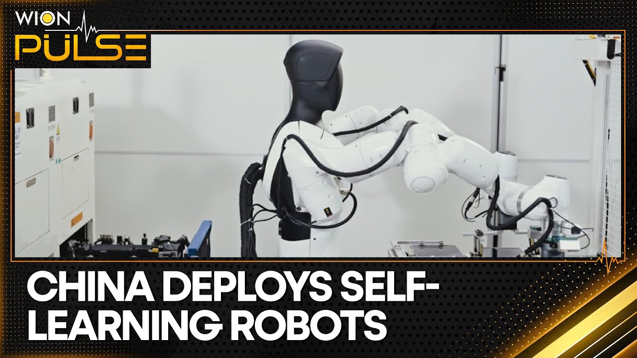 China Deploys Self-Learning Robots on Factory Production Lines | Pulse | WION