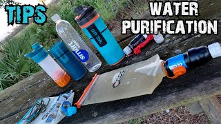 TESTING - Water FILTRATION kit (BACKPACKING)