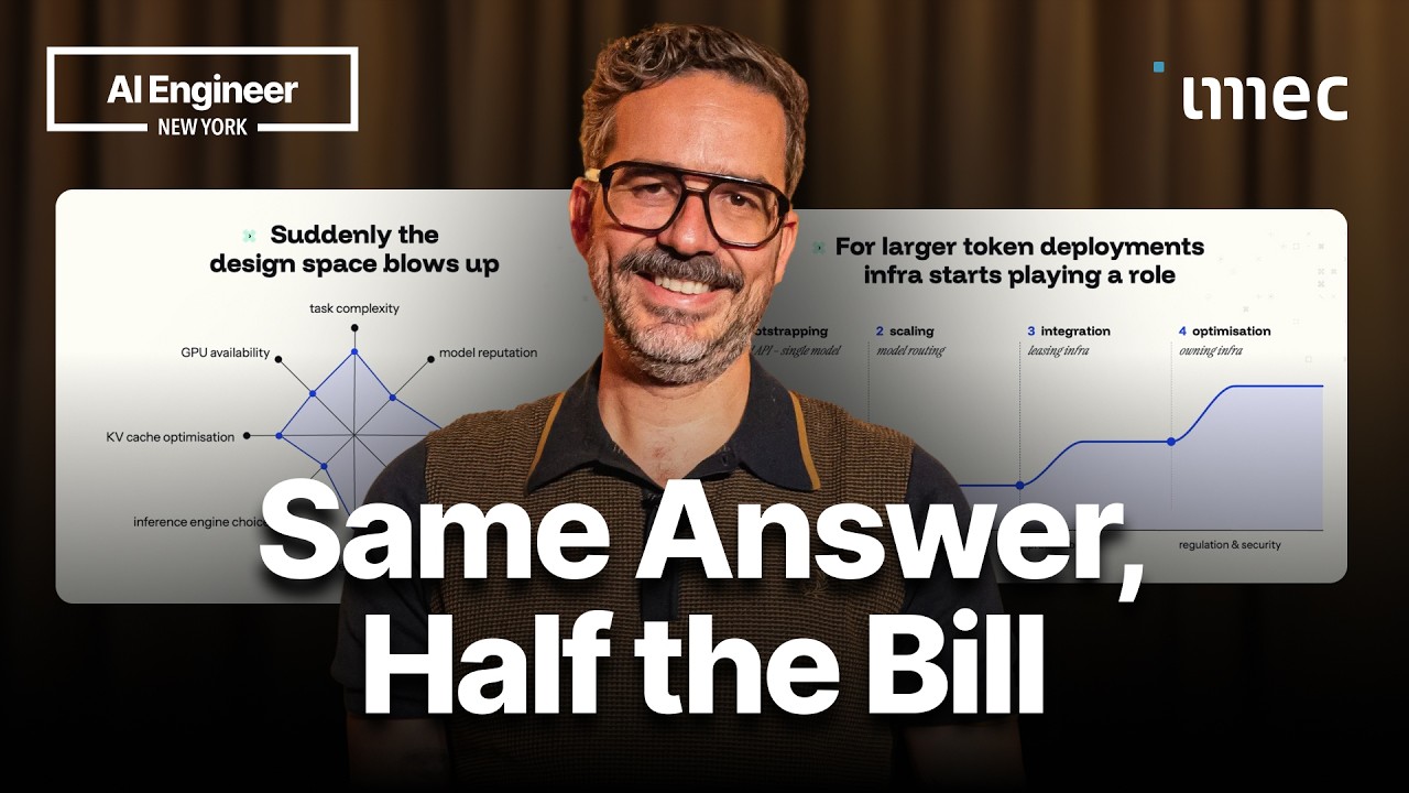 IMEC shows when owning AI models beats API bills - AI Engineer