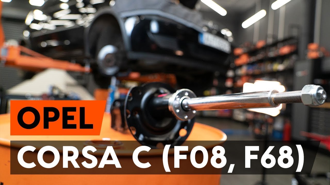 Πώς να αλλάξετε γόνατο ανάρτησης εμπρός σε Opel Corsa C - Οδηγίες αντικατάστασης