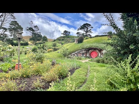 Hobbiton Movie Set. The Shire is a real place.