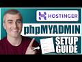 How To Access And Use PhpMyAdmin In Hostinger HPanel  Full Tutorial