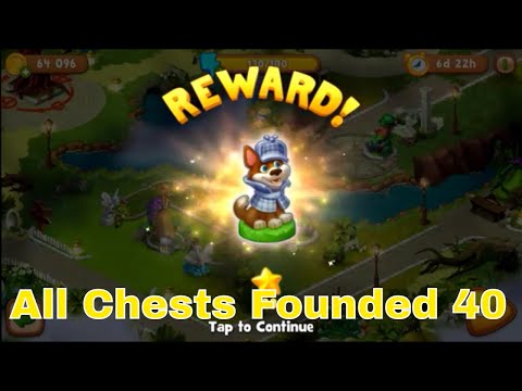 All Chests Founded Gardenscapes