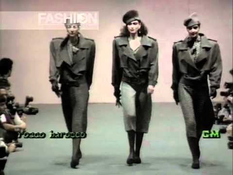 "Rocco Barocco" Spring Summer 1987 Milan Pret a Porter Woman by Canale Moda