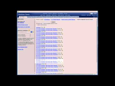 Getting Started On Westlaw