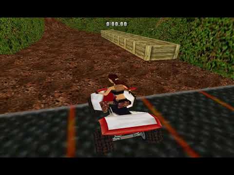 Tomb Raider 3 - The Race Track in Lara's mansion (No race track key need)