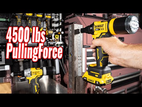 4500 lbs Pulling Force! NEW DeWalt 20V MAX Rivet Tools [DCF403D1 & DCF414GE2]