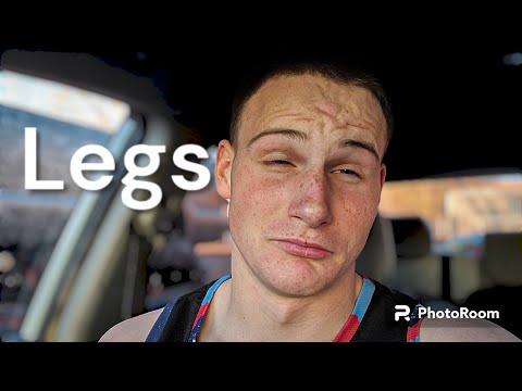 Leg day. The cut day 9  (possibly end of the cut)