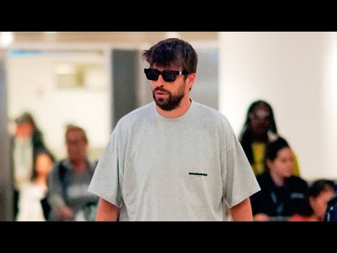Gerard Piqué arrived in Miami to see his children for the first time since Shakira left Barcelona.