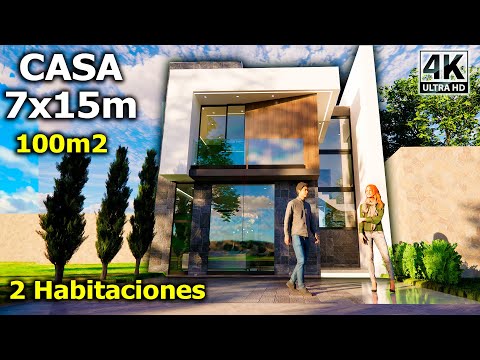 Video del proyecto House Plans 7 x 15