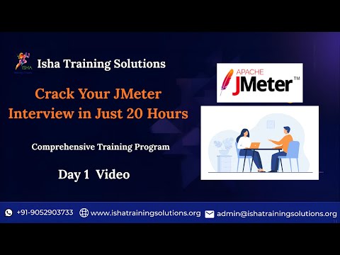Crack Your JMeter Interview Day 1 video on 9th Dec 2025.call/WhatsApp us on+91-9133190573 to enroll