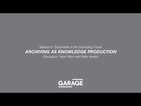 Archiving as Knowledge Production. A lecture by Sezin Romi