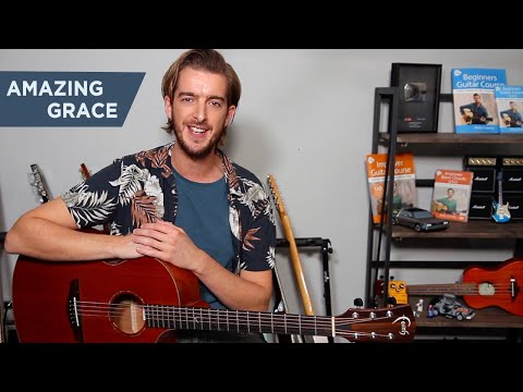 Amazing Grace - EASY Guitar Lesson - Fingerstyle Guitar Tutorial