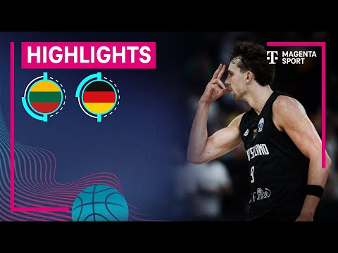 DBB-Team im Achtelfinale! Litauen - Deutschland, Highlights | FIBA EuroBasket 2025 | MAGENTA SPORT