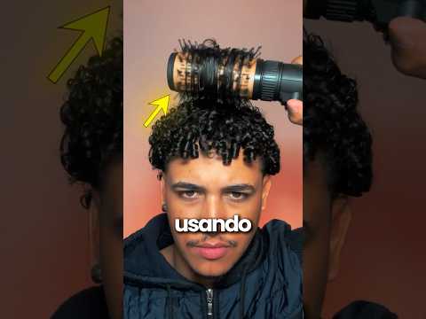 Essa máquina alisou o cabelo do garoto