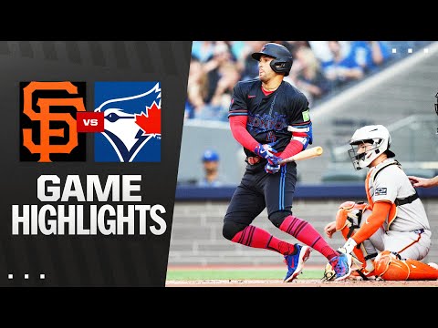 Giants vs. Blue Jays Game Highlights (7/18/25) | MLB Highlights