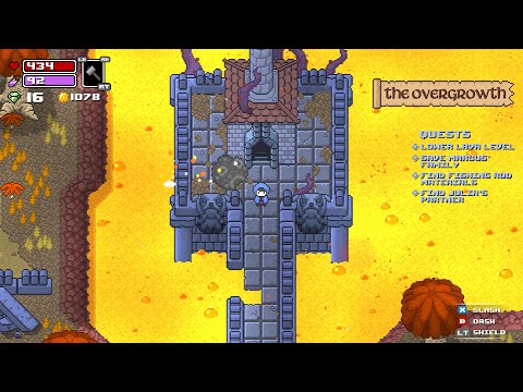 Into The OverGrowth! The Lava Awaits! -- Rogue Heroes: Ruins of Tasos -- #27
