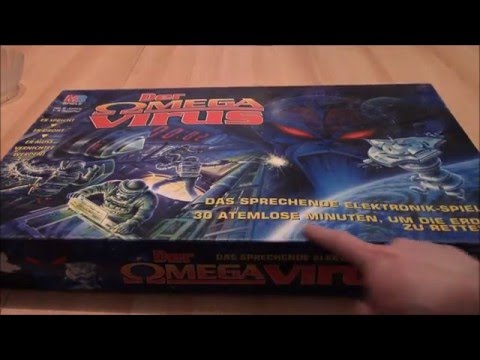 Brettspiel Der Omega Virus - Überblick und Kurzanleitung - Elektronisches Sci-Fi-Spiel