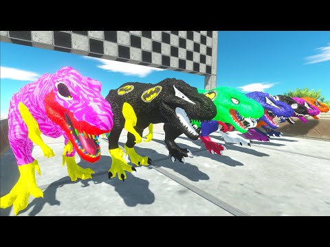 Race Championship Marvel Dc Jurassic World Evolution Dinosaur Hunting Trex Vs King Kong