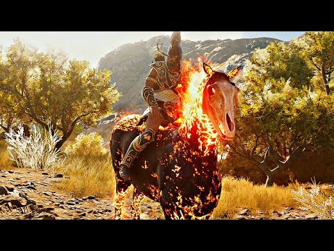 Assassin's Creed Odyssey - How To Get Abraxas LEGENDARY Phobos Skin (Fire Demon Horse)