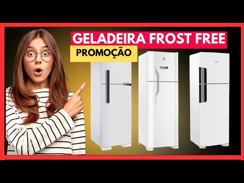 ✅ Top 3 Geladeiras Frost Free na Promoção! Aproveite a Black Friday 2023/  Melhor Custo Benefício!