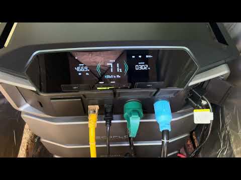 Ecoflow Delta Pro Ultra powering 120V loads while charging at 240V