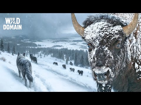 WINTER IN YELLOWSTONE | Relentless Territory of Apex Predators – Wild Animal Documentary