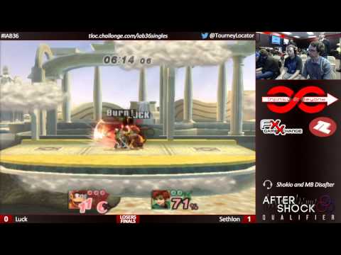 IaB36 PM - Sethlon (Roy) vs Luck (Diddy Kong) - Losers Finals