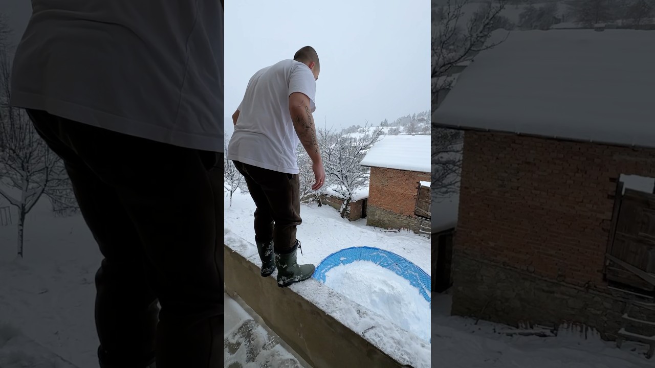 Скок в Басейн през Зимата