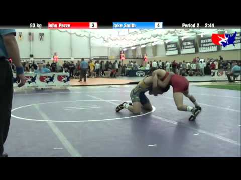 John Pezze vs. Jake Smith at 2013 ASICS University Nationals - FS