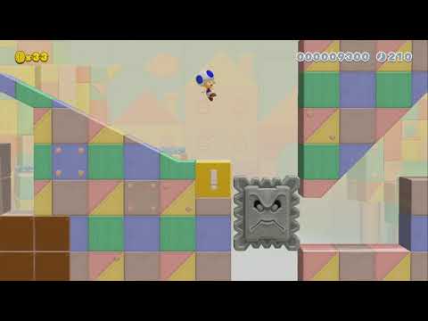 叩いてビックリ!ビックリブロック   !Block action by セネルク - Super Mario Maker 2 - No Commentary 1bw