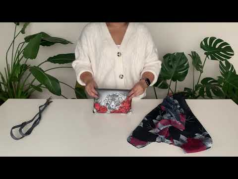 Tour the Perfect Crossbody Bag and Scarf Bundle - Anuschka LEOPARD IN LOVE Crossbody.