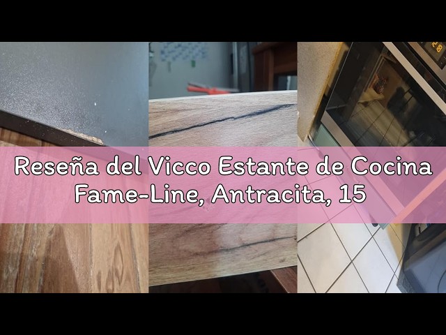 Vídeo relacionado con Vicco Mueble bajo de Cocina Fame-Line, Roble Dorado, 80 cm con 3 cajones, sin encimera, para Combinar con Otros módulos de la Serie Fame-Line
