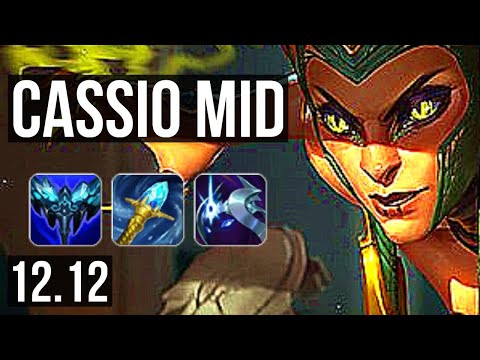CASSIOPEIA vs AZIR (MID) | 9/1/9, 700+ games, Legendary, 1.3M mastery | NA Grandmaster | 12.12