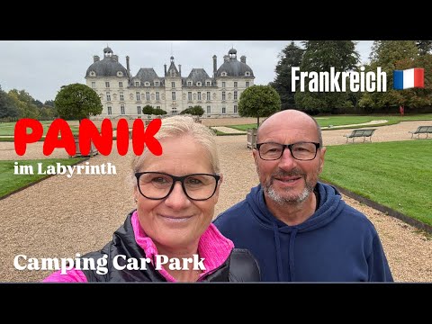 Frankreich-Tour mit dem Wohnmobil - Camping Car Park - prächtiges Schloss Cheverny