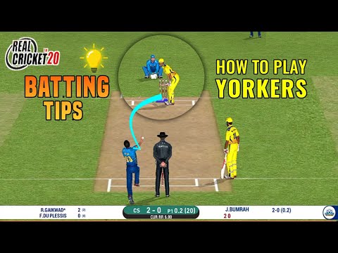 How To Play Yorkers Real Cricket 20 || Rc20 Batting Tips || #waseemgaming