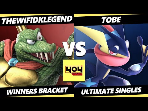 4o4 Weekly 43  - TheWiFiDKLegend (K Rool) Vs. Tobe (Greninja) Smash Ultimate - SSBU